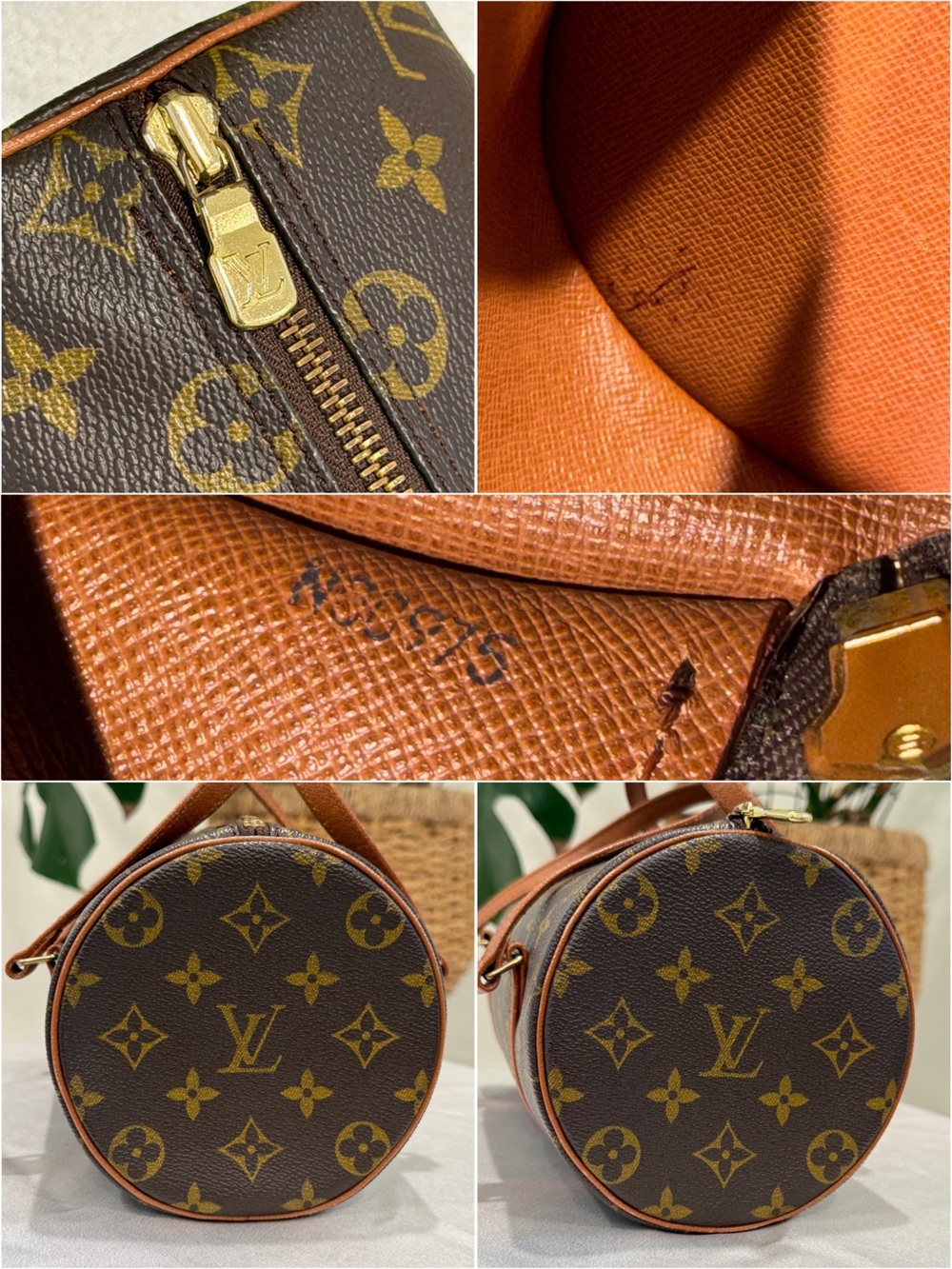 Louis Vuitton Brown Monogram Canvas Papillon 26 Vintage - Picture 12 of 13